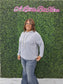 Heather Grey Drawstring Hoodie