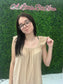 Ruffled Sleeve Solid Top