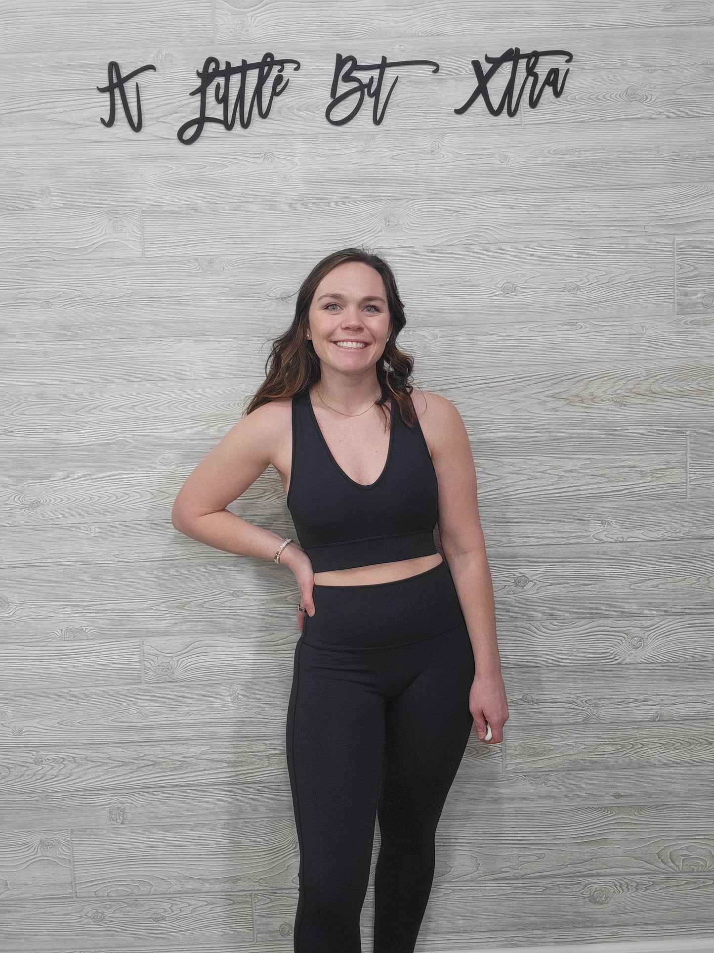 BLACK TANK & LEGGINGS SET