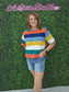 Multicolor Block Short Top