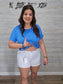 Z White Acid Wash Frayed Cutoff Hem Shorts