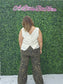 JB HIGH-WAISTED RETRO WIDE LEOPARD PRINT JEANS