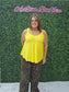 SUMMER KINGSLEY TANK: BRIGHT YELLOW