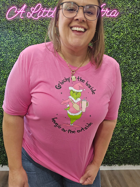 GRINCHY ON THE INSIDE T-SHIRT