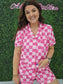 Pink Checkered Pajamas