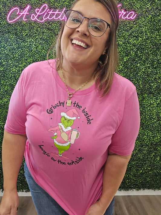 GRINCHY ON THE INSIDE T-SHIRT