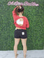 Open Back Long Sleeve Tee / BRICK