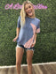 PATRIOTIC AMERICAN STAR STRIPE SHORT SLEEVE