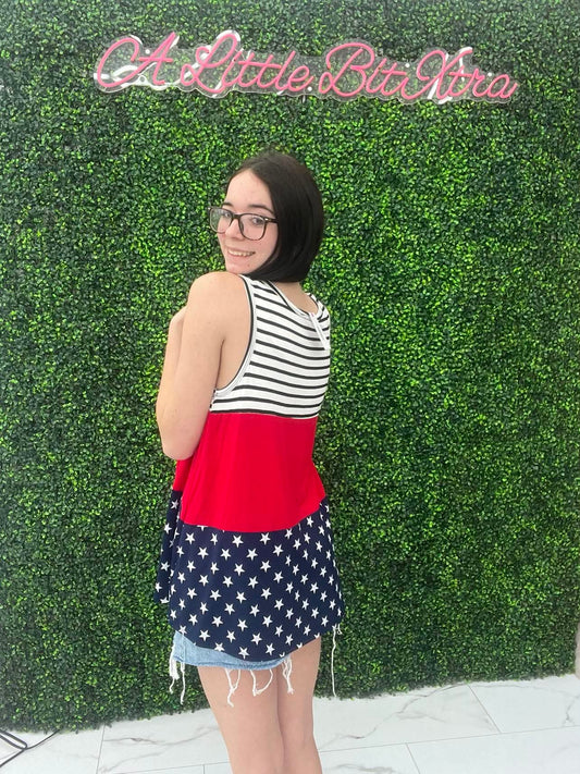 Round Neck Stripes & Stars