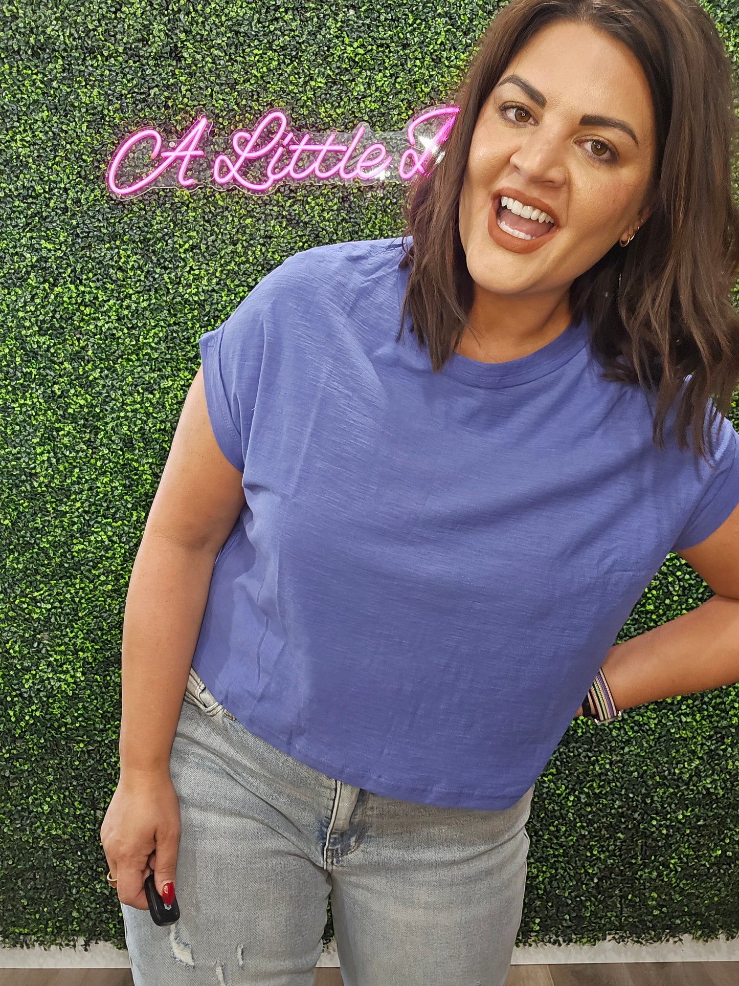 MARLIN  BOXY COTTON TEE