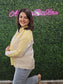 YELLOW PATCHWORK SHACKET