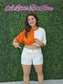 JB WHITE LACE PATCH SHORTS 150041