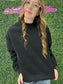 Mock Neck Sweatshirt (black)