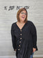 BLACK SOLID SWING BUTTON TUNIC