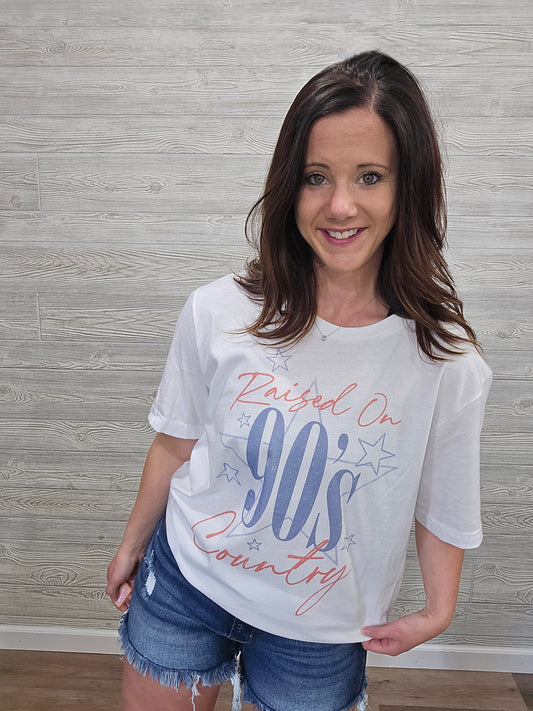 Raised On 90s Oversized Tee