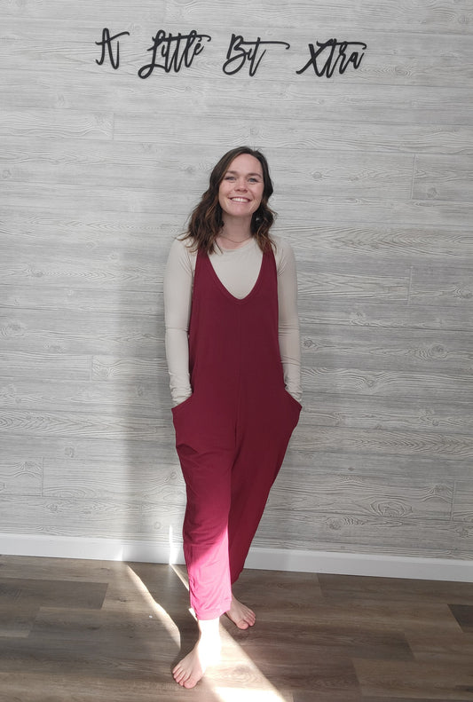 MAROON ROMPER