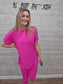 NEON HOT PINK LOUNGEWEAR SET