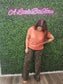 JB HIGH-WAISTED RETRO WIDE LEOPARD PRINT JEANS