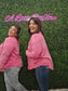 FUCHSIA ACID WASH WAFFLE SHACKET