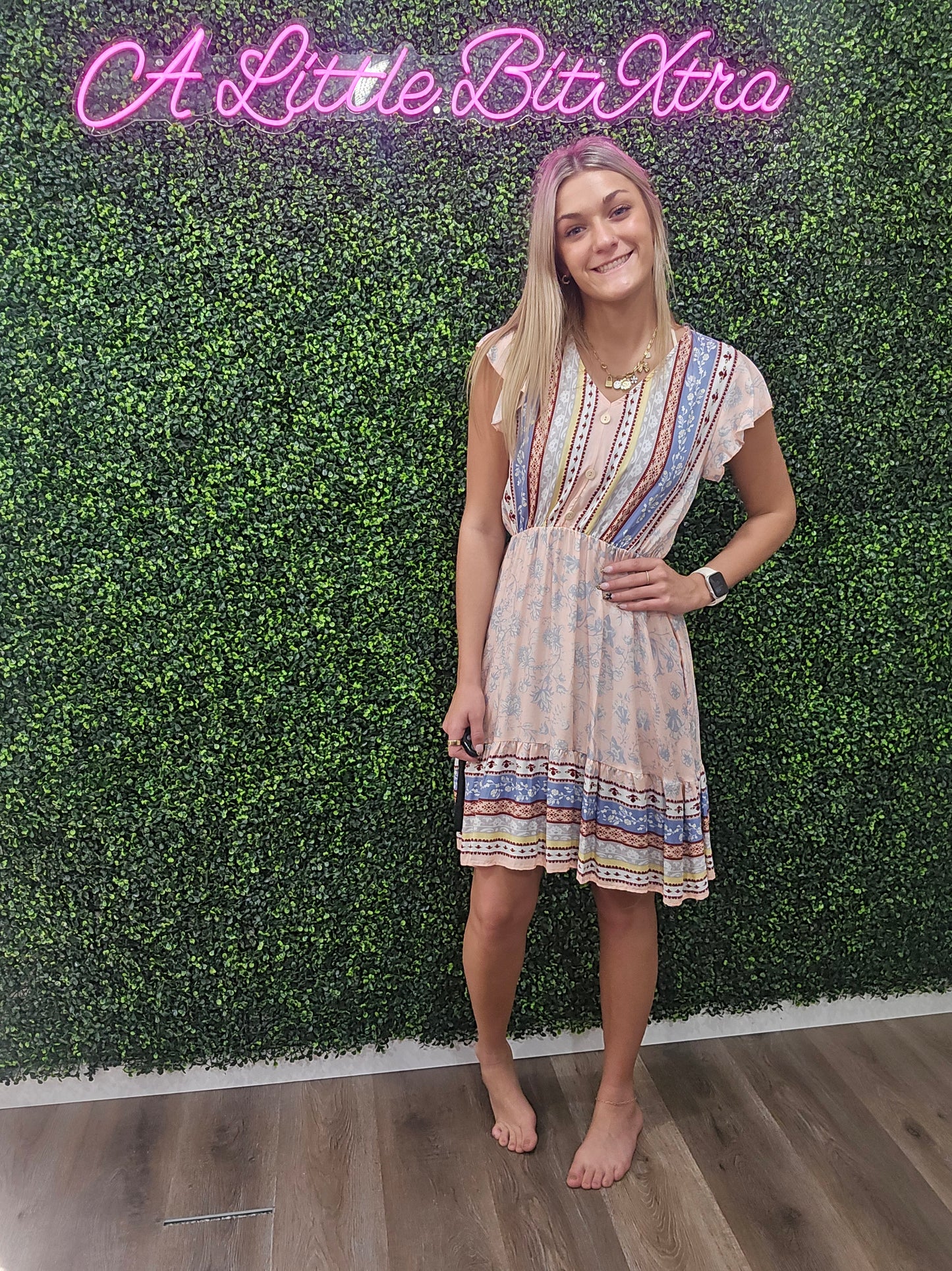 BOHO FLORAL DRESS