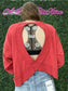 Open Back Long Sleeve Tee / BRICK
