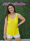 SUMMER KINGSLEY TANK: BRIGHT YELLOW