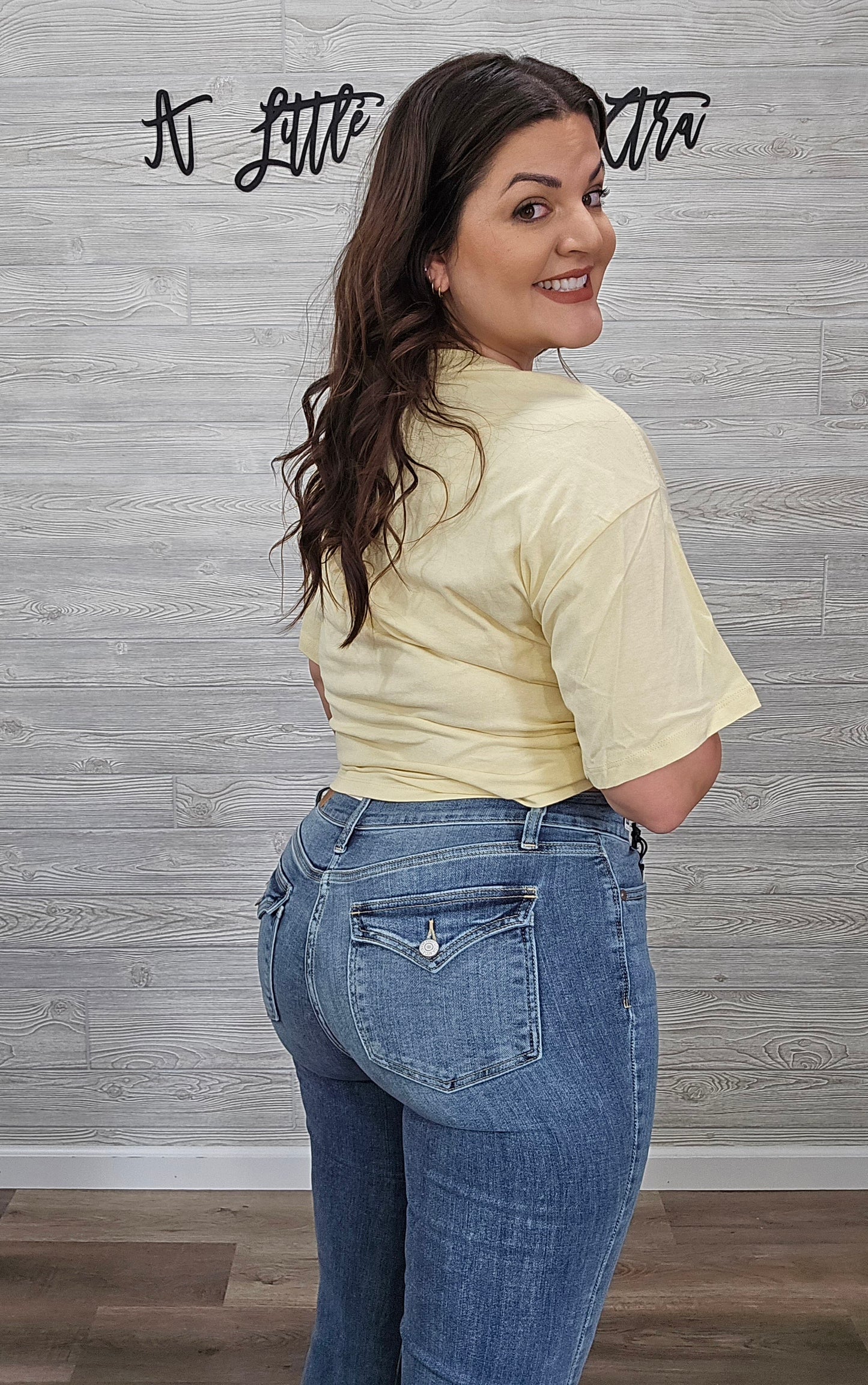 JB HIGH-WAISTED FLARE WITH TINT JEANS