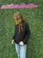 Mock Neck Sweatshirt (black)