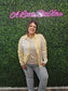 YELLOW PATCHWORK SHACKET