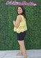 Crochet Tank Top: Yellow