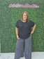 WIDE LEG PANTS CHARCOAL