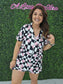Checkered Daisy Pajamas
