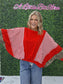 GAMEDAY THEME STRIPE MIX AND MATCH TOP: RED