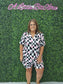 Checkered Daisy Pajamas