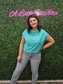 MINT BOXY COTTON TEE