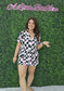 Checkered Daisy Pajamas