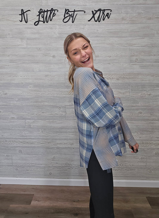 Kambrie Plaid Flannel Shirt