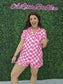 Pink Checkered Pajamas