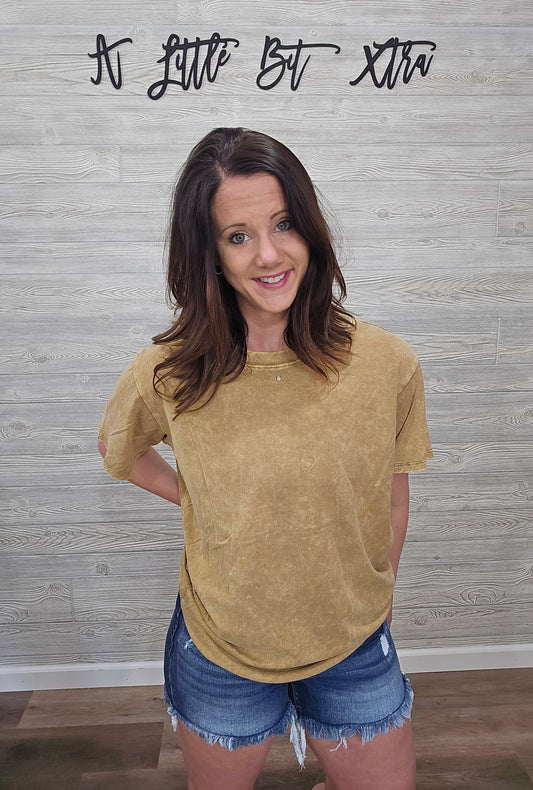 CAMEL OVERSIZED TEE