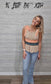COLORBLOCK SHOULDER TIE TANK