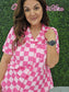Pink Checkered Pajamas