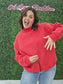 Mock Neck Sweatshirt (red)