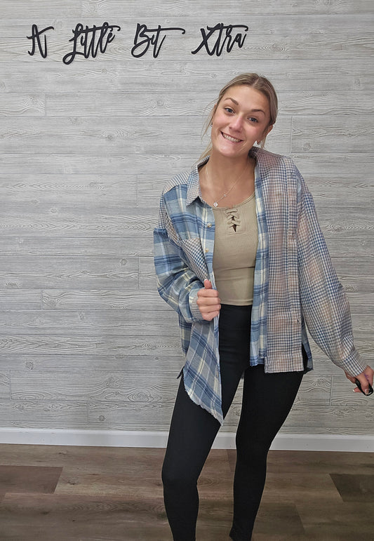 Kambrie Plaid Flannel Shirt