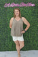 JB SIDE SLIT CUT OFF SHORTS 150089