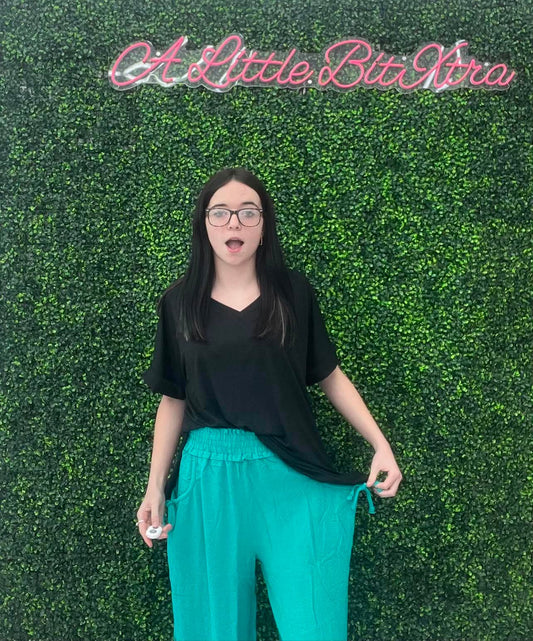 WIDE LEG PANTS JADE