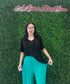 WIDE LEG PANTS TEAL