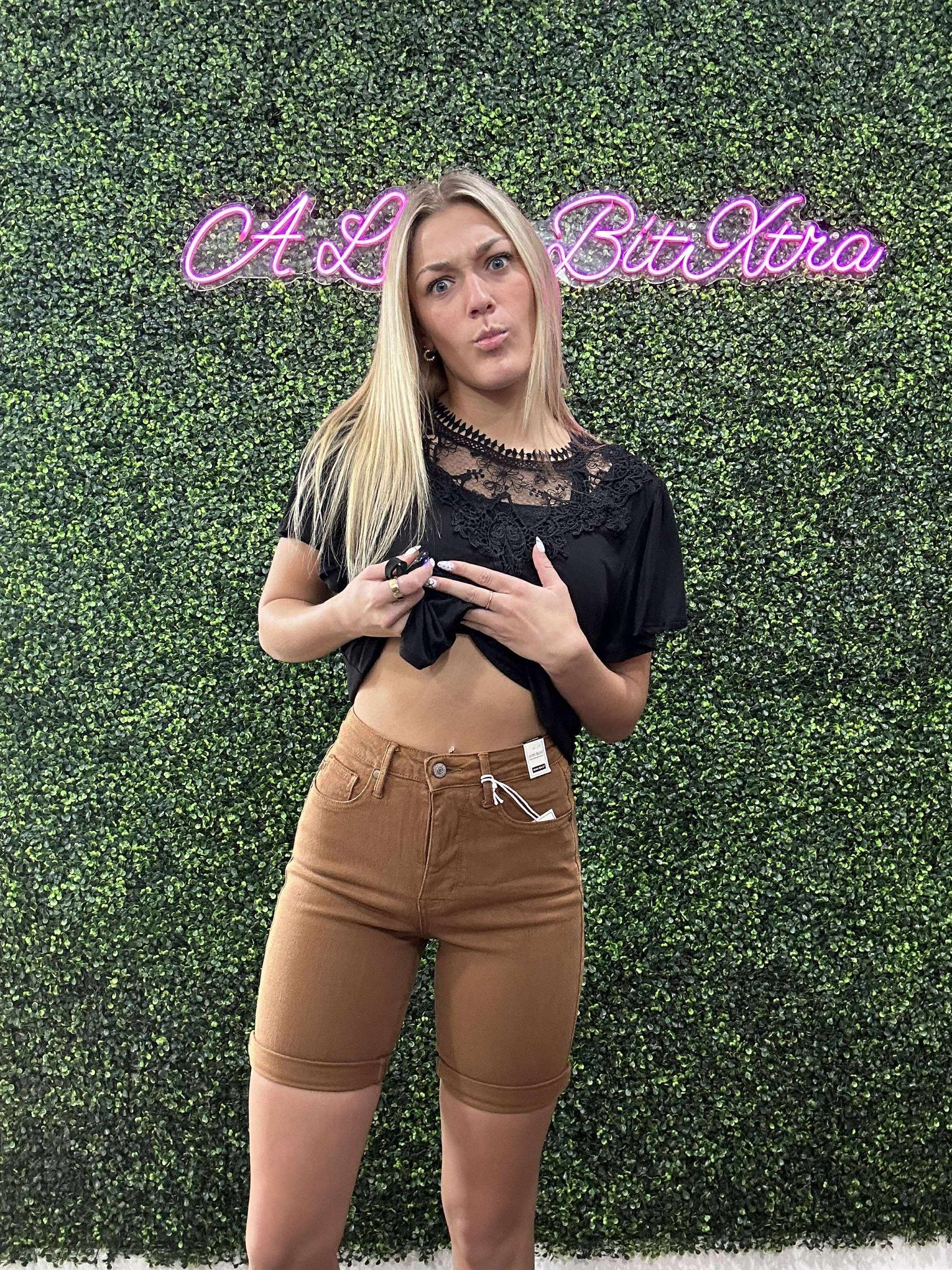 Judy Blue Brown Jean Shorts