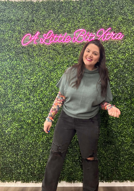 ASH JADE MOCK NECK SWEATER