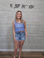 PERIWINKLE BLUE FLORAL CROCHET TANK