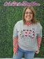 Red Checkered Mesh Top